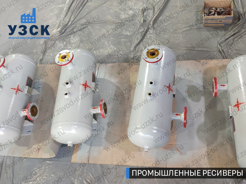 фотография емкостных ресиверов газа Старый Оскол